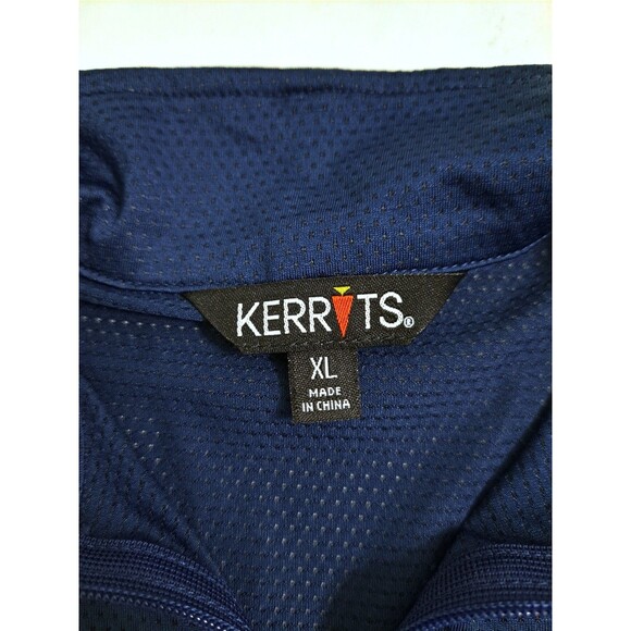 Kerrits Shirt Womens XL Blue Short Sleeve 1/4 Zip Riding Athletic Top Mesh - Picture 2 of 7